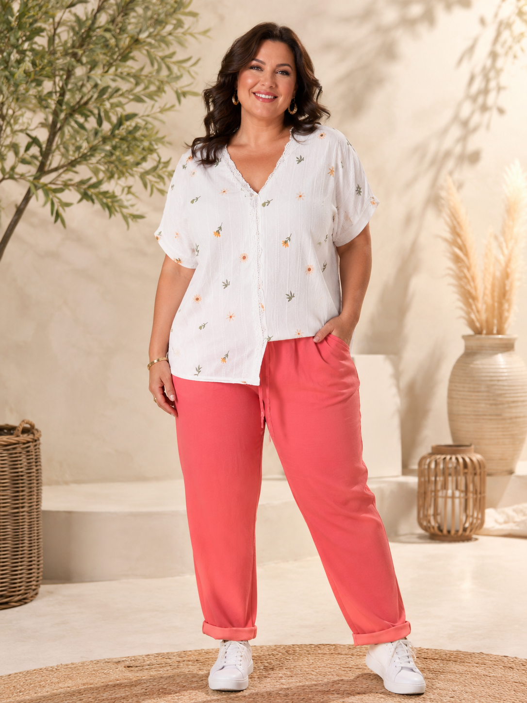 Chemise manches courtes Gabrielle
